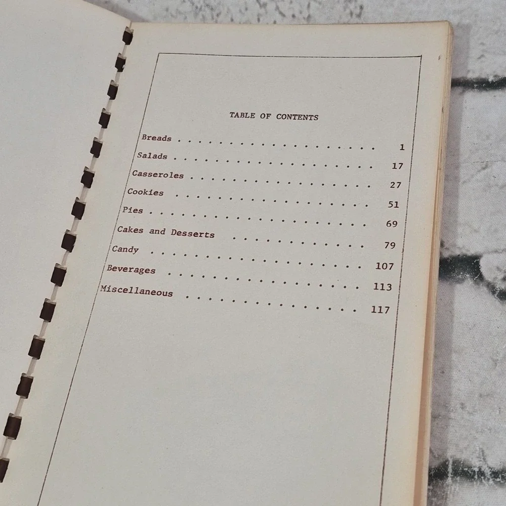 Our‎ Favorite Recipes Brewster Log Church 1974 Washington Vintage Cookbook